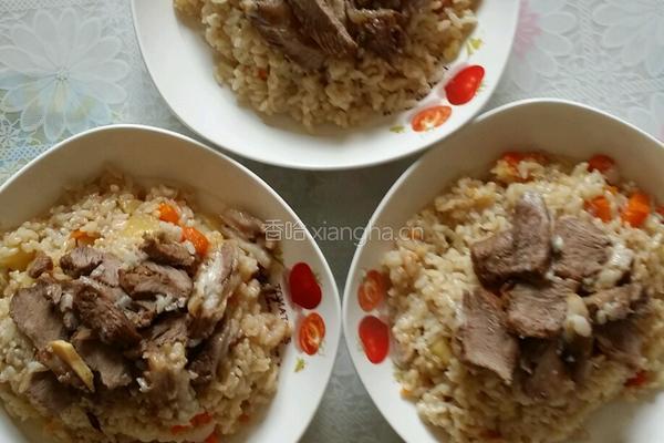 羊肉抓饭的做法图解3
