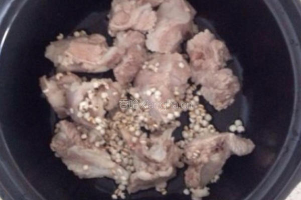 排骨木瓜薏米汤的做法图解4