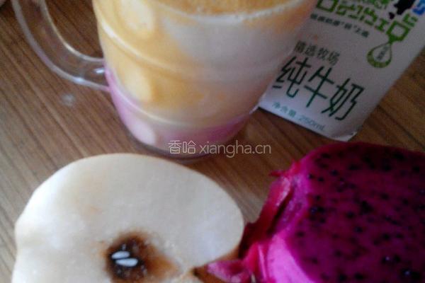 三色果汁的做法图解1