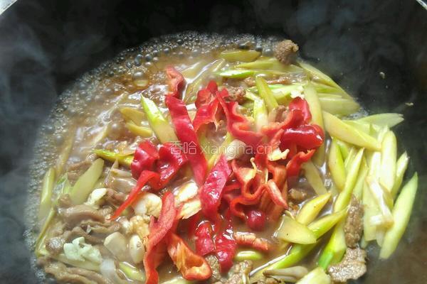 芦笋炒羊肉的做法图解6