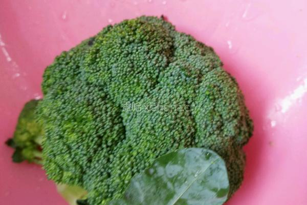 西兰花炒虾仁的做法图解2
