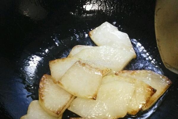 快手菜～冬瓜炒腐竹的做法图解2