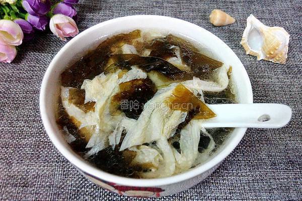 腐竹紫菜汤的做法图解6