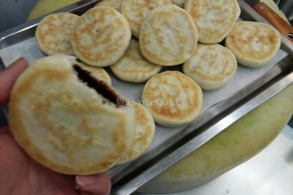 果仁红糖锅盔的做法图解7