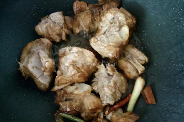 脊骨炖豆角的做法图解5