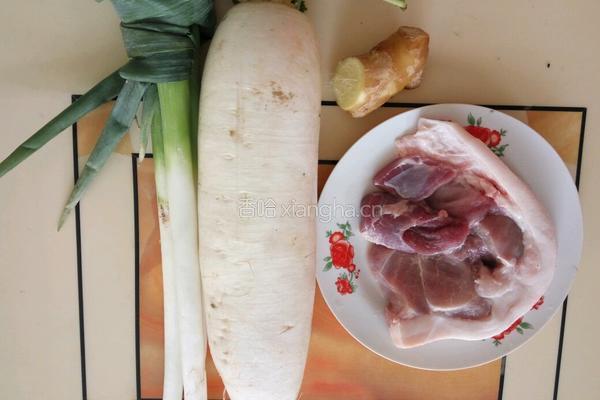 白萝卜肉包子的做法图解2