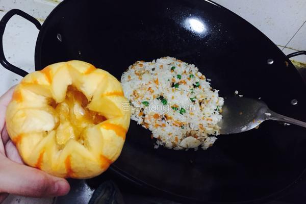 南瓜盅海鲜饭的做法图解8