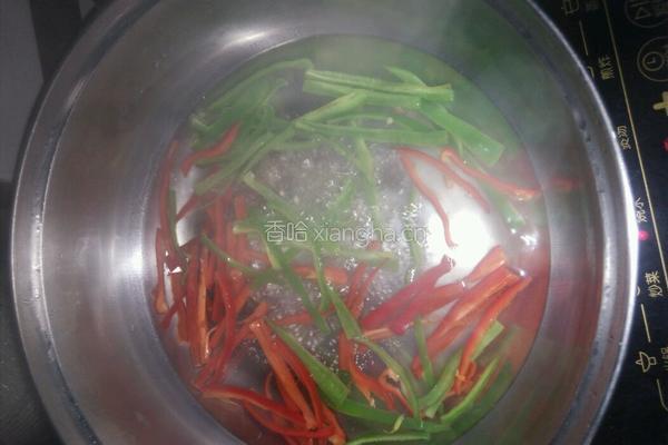 彩椒豆干的做法图解3