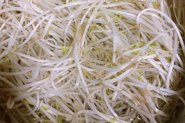 绿豆芽拌凉皮的做法图解2