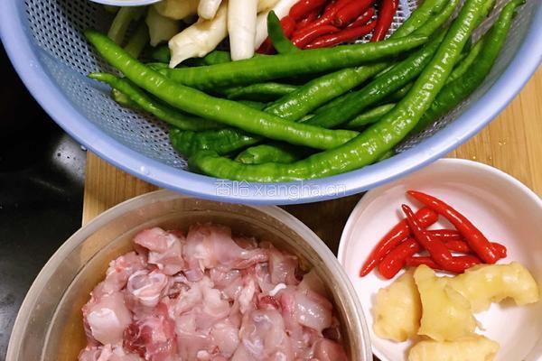 川味仔姜鲜椒兔肉的做法图解1