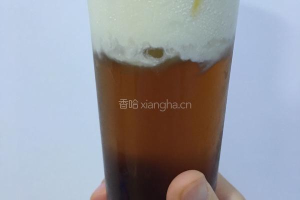 红茶/绿茶奶盖的做法图解5
