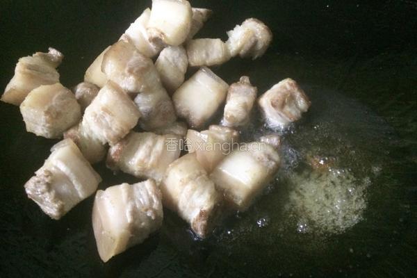 香菇煲花肉的做法图解7