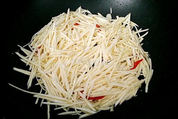 辣炒茭白的做法图解4