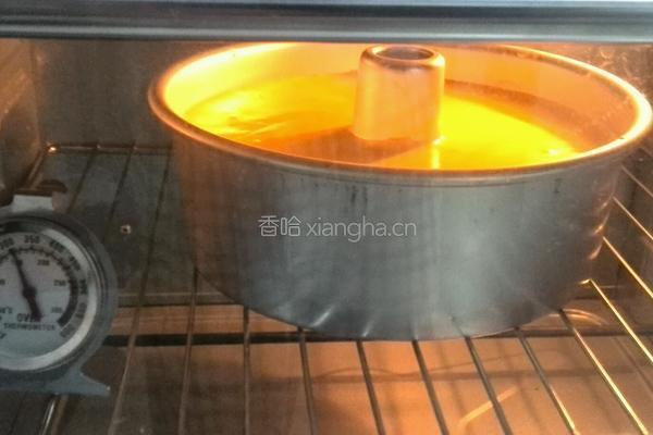 南瓜戚风蛋糕8寸的做法图解22