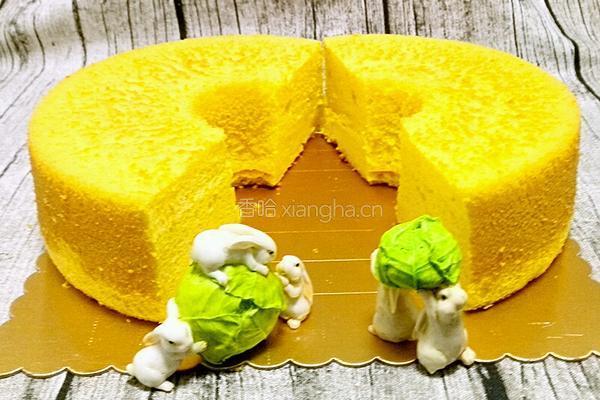 南瓜戚风蛋糕8寸的做法图解26