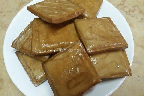 香辣豆干的做法图解1