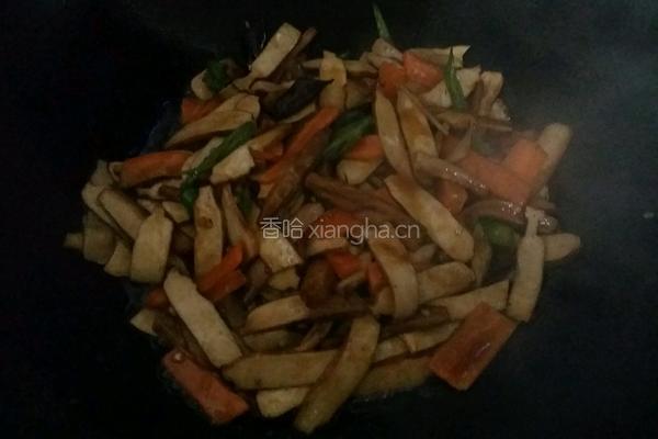 香辣豆干的做法图解4