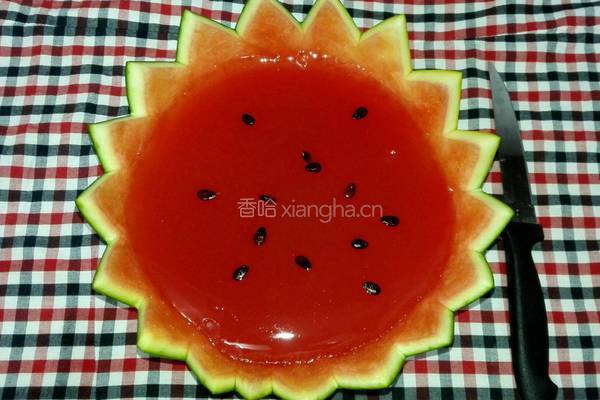 西瓜果冻的做法图解10