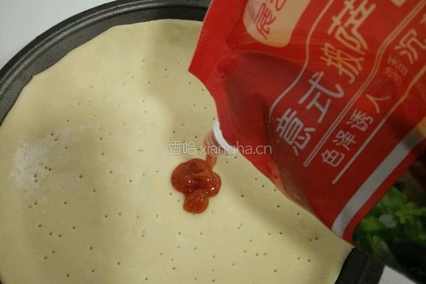 培根披萨的做法图解3