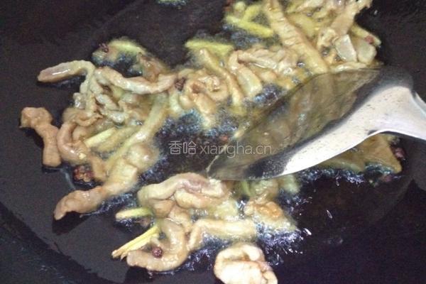 莴笋炒肉的做法图解3