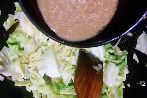 醋溜卷心菜的做法图解8