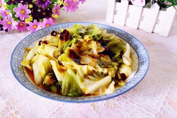 醋溜卷心菜的做法图解10