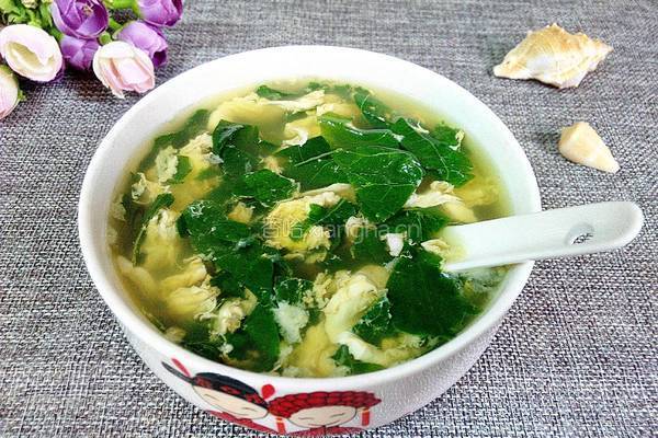 豇豆叶鸡蛋汤的做法图解8