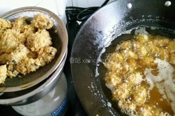 炸香酥牡蛎的做法图解7