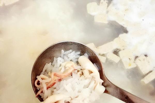 鲜美鱿鱼香粥（潮州风味）的做法图解6