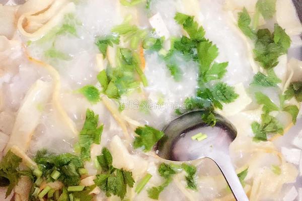 鲜美鱿鱼香粥(潮州风味)的做法图解10