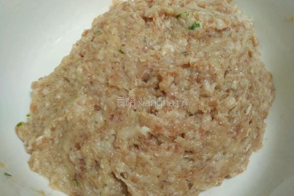 青菜肉丸的做法图解1