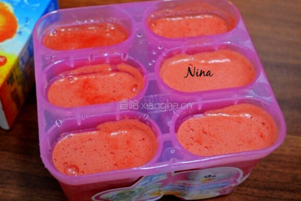 蜂蜜柠檬西瓜冰棒的做法图解4