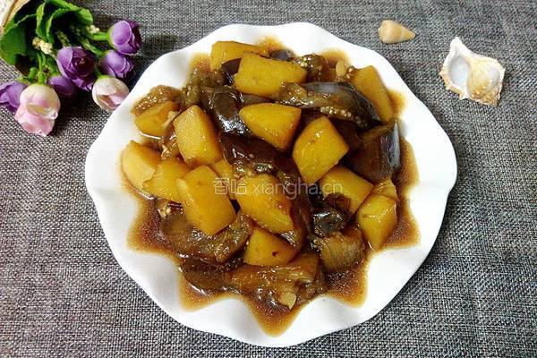 土豆炖圆茄子的做法图解10
