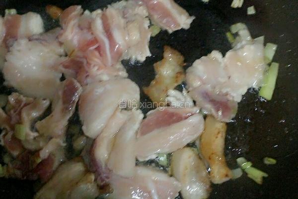 肉炒蒜香豇豆的做法图解7