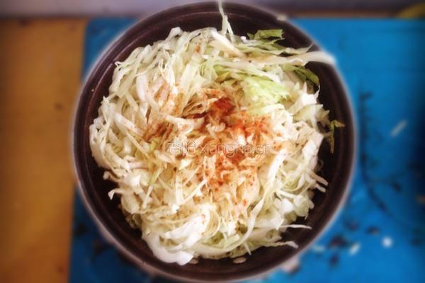 卷心菜炒鸡蛋的做法图解6
