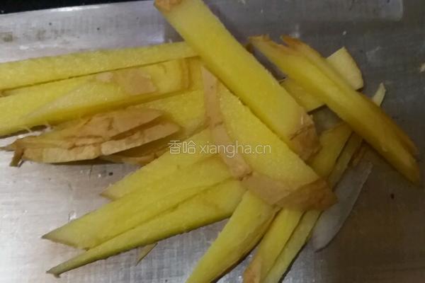 清酒炒花哈的做法图解2