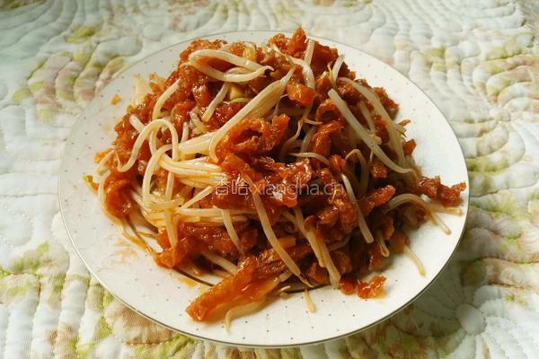 糖醋绿豆芽面筋的做法图解8