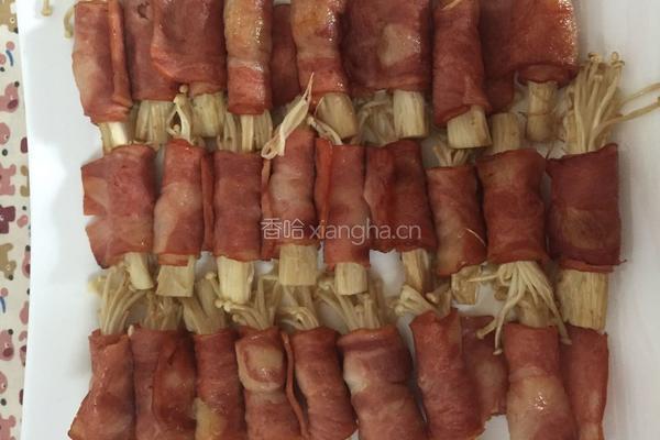 培根金针菇的做法图解4
