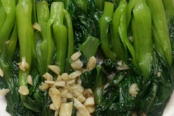 红烧肉浇小油菜的做法图解4