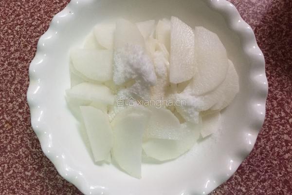 酸辣白萝卜的做法图解3