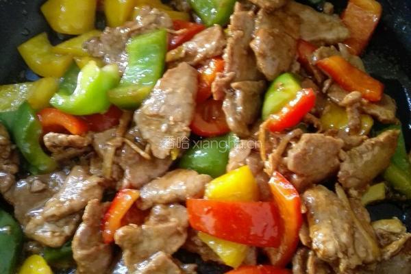 彩椒炒牛肉的做法图解11