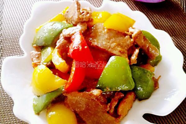 彩椒炒牛肉的做法图解13