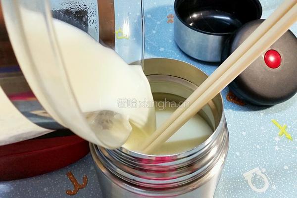 酸奶（保溫杯發酵）的做法图解5