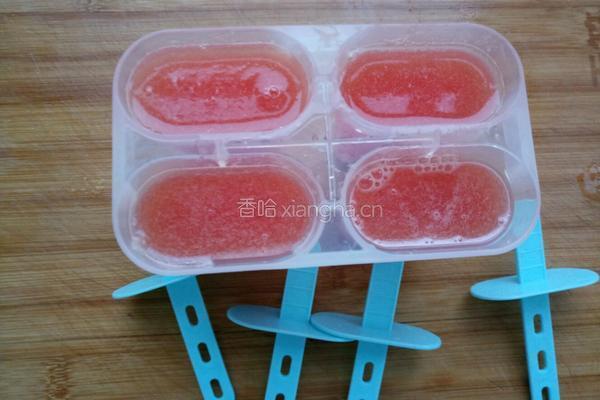 西瓜冰棍的做法图解7