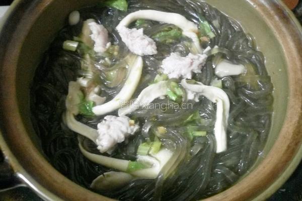 砂锅粉纤汤的做法图解7