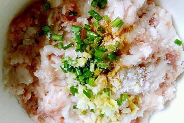 白萝卜鲜肉饺子（白萝卜可是美容的哦）的做法图解11
