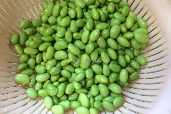 青豆炒肉的做法图解3