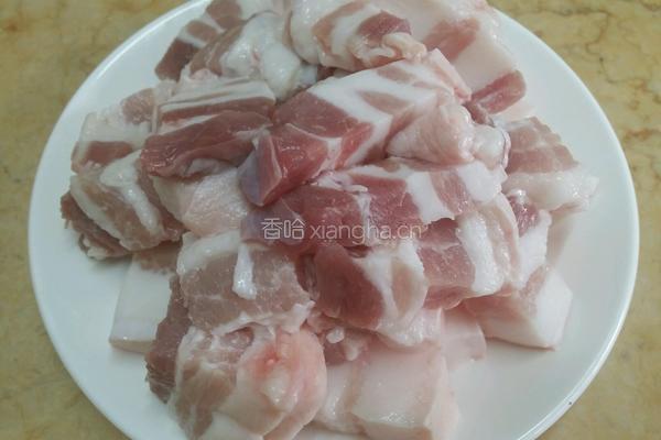 酒糟炖肉的做法图解3