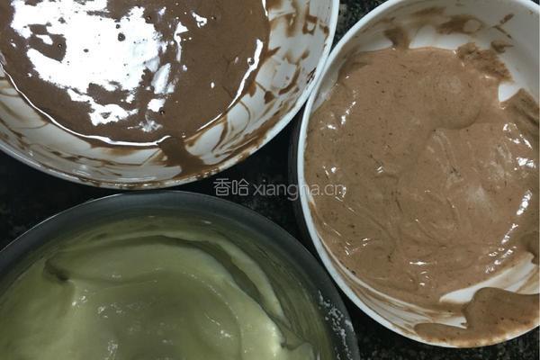 三色戚风的做法图解10