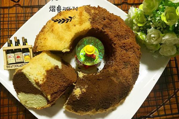 三色戚风的做法图解16